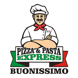 Pizza Express Buonissimo logo.